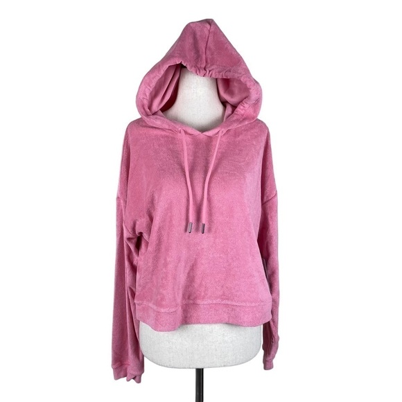 WAYF 98 Pink Hooded Top - Picture 2 of 10